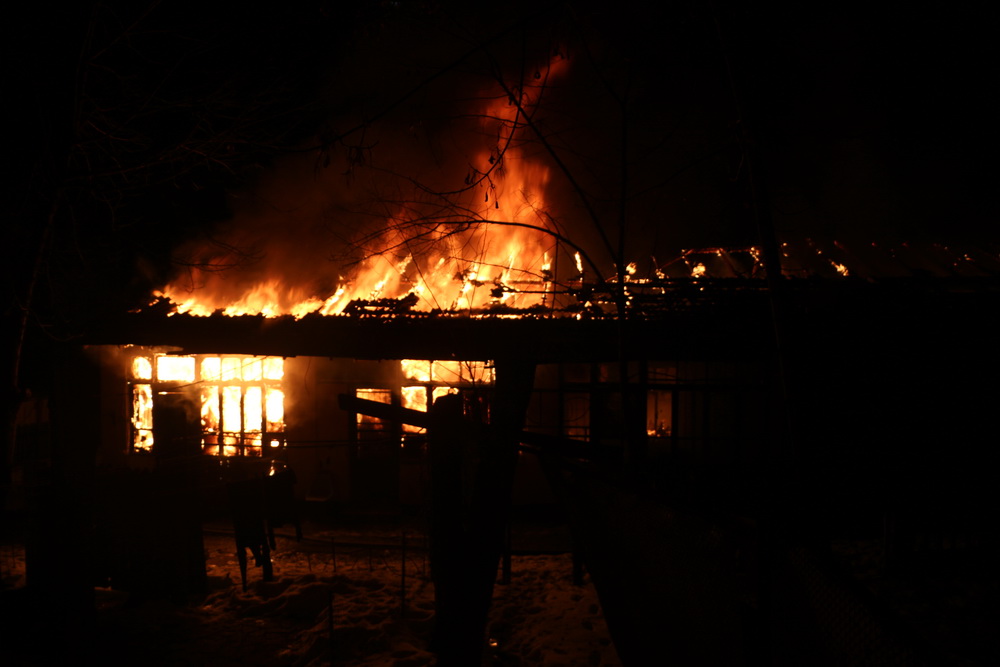 Ликвидирован пожар в дачном многоквартирном доме